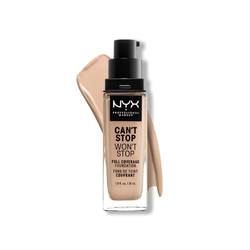 Can't Stop Won't Stop Foundation, 24h Full Coverage Matte Finish - Light Ivory