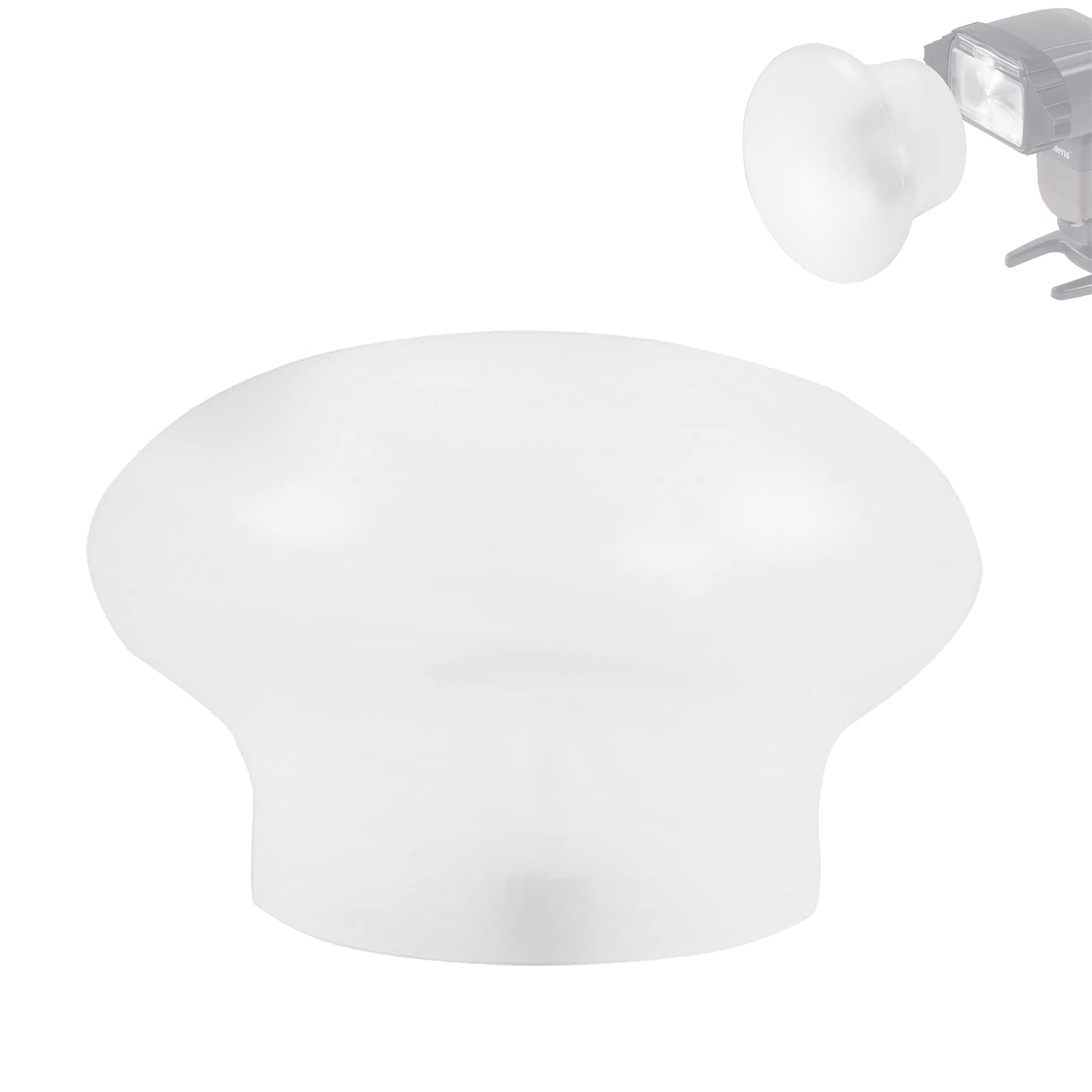 Selens MN-DF Magnetic Silicone Sphere Flash Diffuser Modular Foldable Light Lighting Accessory for On-camera Flash Speedlite Speedlight Photography Photo Studio