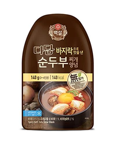 Korean Pre-made Easy To Make Packaged Soup 140g (Spicy Soft Tofu, 3 Pack)