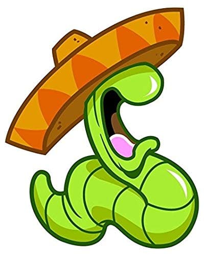 Drunk Tequila Worm Cartoon Sticker Decal Design - Sticker Graphic - Auto Wall Laptop Cell Truck Sticker - Easy Stick Sticker Graphic