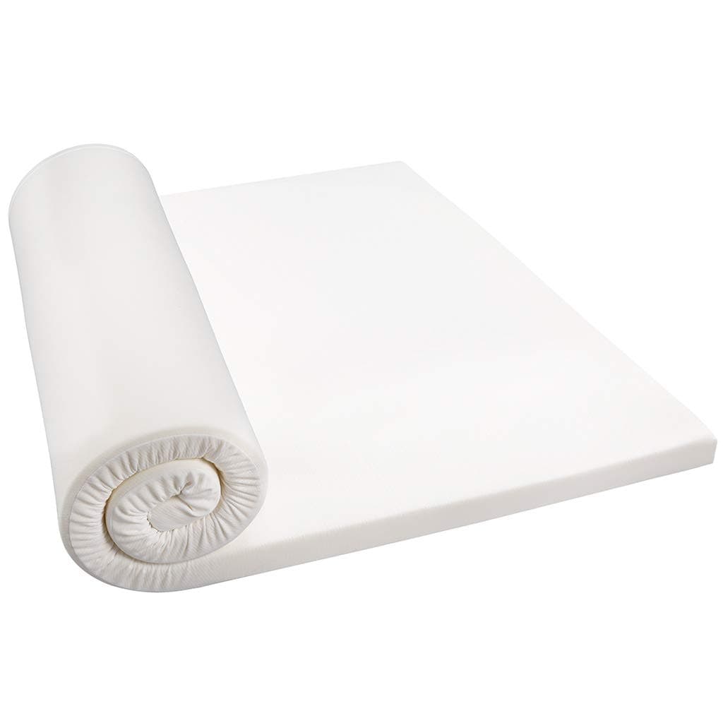 LANGRIA 2 Inch/5cm Memory Foam Mattress Topper with Breathable and Removable Cover (King)
