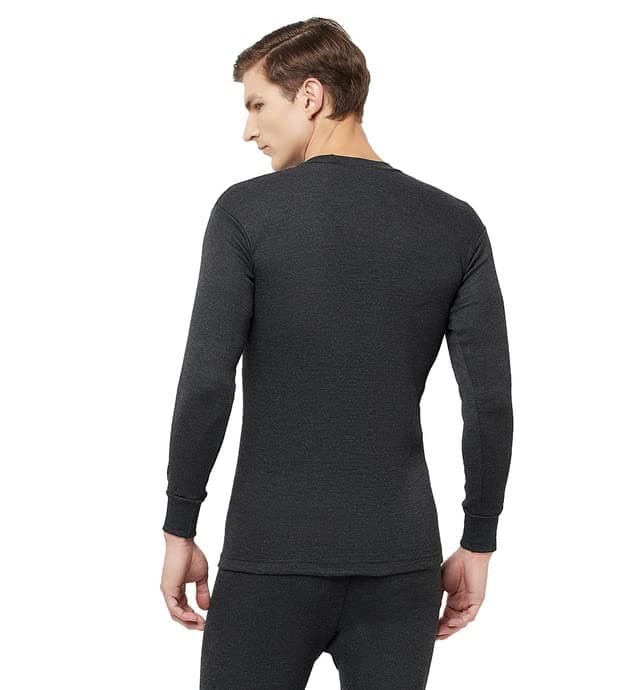 T.T.Mens Slim Fit Solid Hotpot Thunder Thermal Top