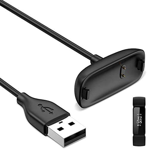 CAVN Charger Compatible with Fitbit Charge 5 / Luxe Charging Cable [Pack of 2], 3.3 ft Replacement USB Premium Charger Lead Cable Charging Station Charging Dock Stand Charger for Charge 5
