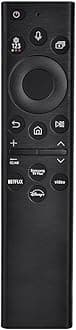 For Samsung TV Remote Replacement, For 2019-2024 Samsung Remote Control For Smart TV With Voice Control. No Solarcell. 2-Year Warranty., Black