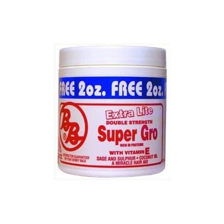Bronner Bros. Super Gro Extra Lite Double Strength with Vitamin E 6 OZ