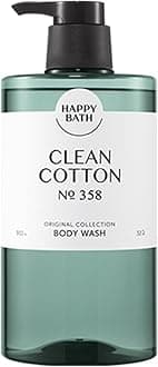 ZEESOON Happy Bath Original Collection Body Wash No 358 Mild PH formula, Clean Cotton (910g 32 oz)