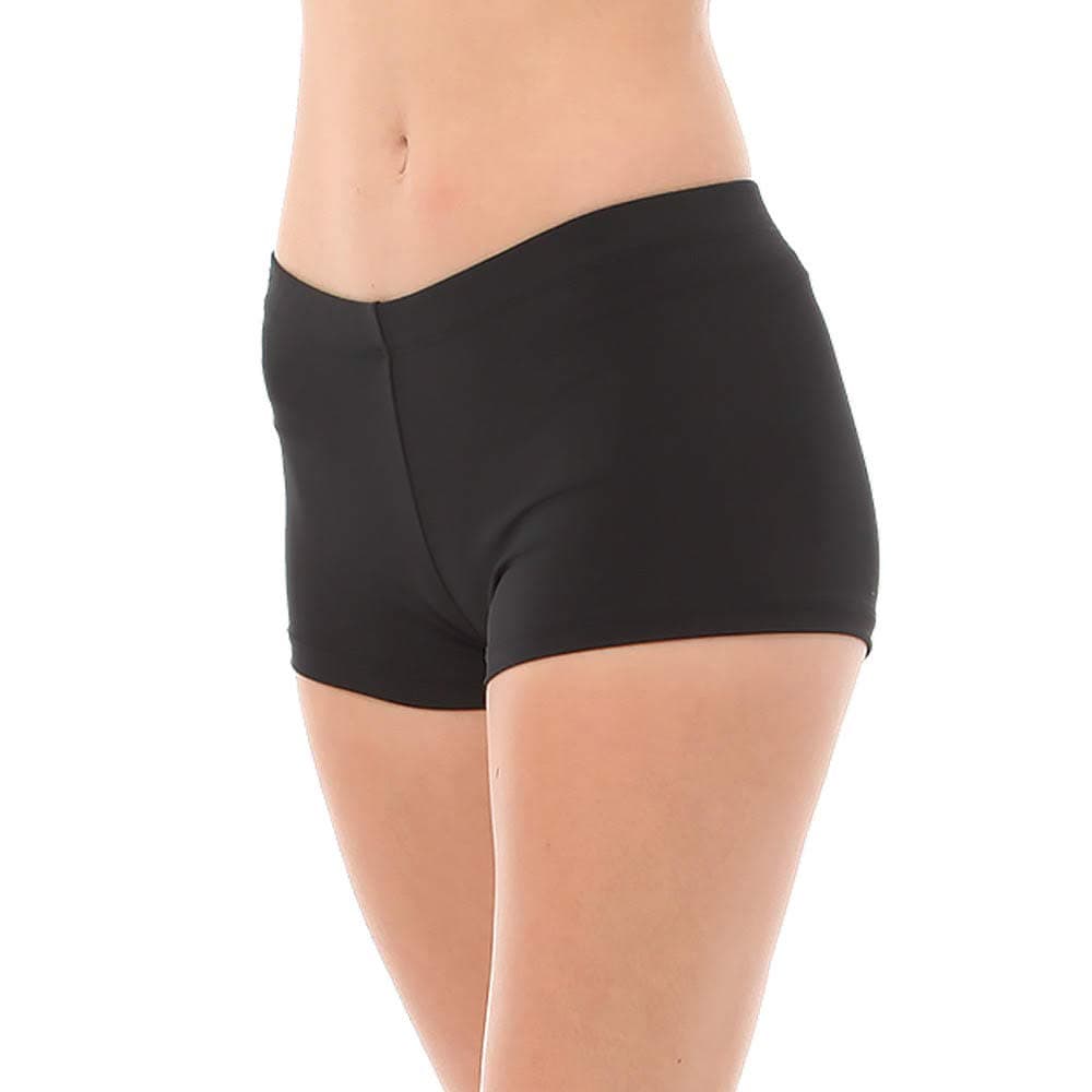 Dance Basix Essential Spandex Black Dance Shorts for Women