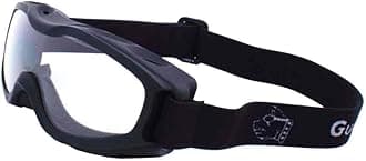 Guard-Dogs Goggles, Evader 2 Matte Black (Clear w/FogStopper®)