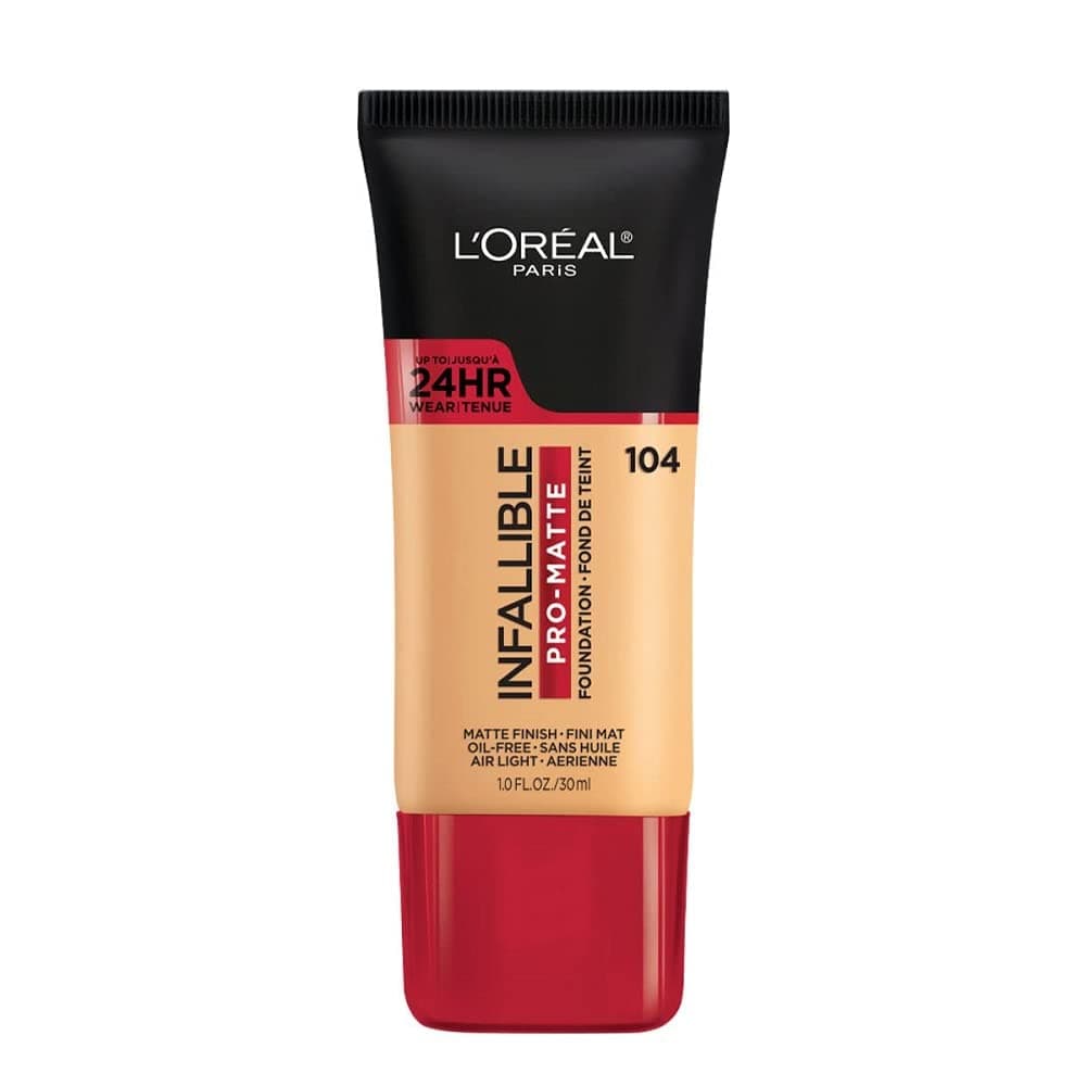 L'Oreal Paris Infallible Pro-Matte Foundation, Golden Beige [104] 1 oz