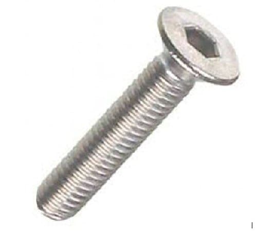 6mm Countersunk Bolts M6 X 16mm (Including Head).A2 Stainless Steel Socket/Allen Head Csk Bolt/Screws (10 Pack) Free UK Delivery