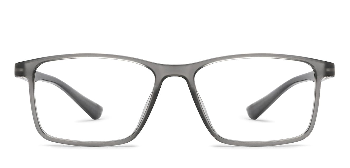 | Zero Power Blue Cut Computer Glasses | Anti Glare, Lightweight & Blocks Harmful Rays | 100% UV Protected | Full Rim Rectangular | For Men & Women | Large | LB E13738-C1