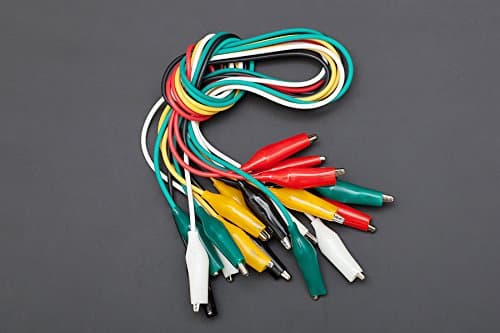 DFRobot Alligator Clip Test Cables (10 PCs Pack) - DIY Maker Open Source BOOOLE