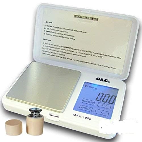 G&G TS-W/B+G Pocket Precision Digital Scale 200 g / 0.01 g