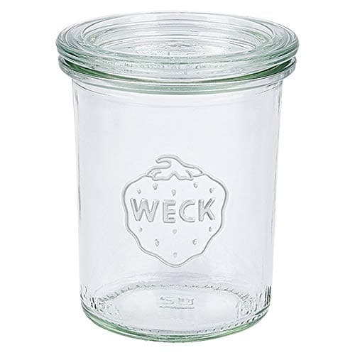 20x Weck mini glass jars with lid - 160ml.