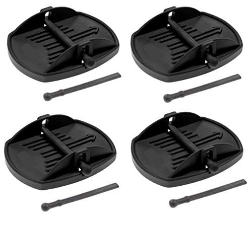 Wing Mirrors World Swift Challenger 560 2009 Caravan Jack Pads x4 Corner Stabiliser Feet