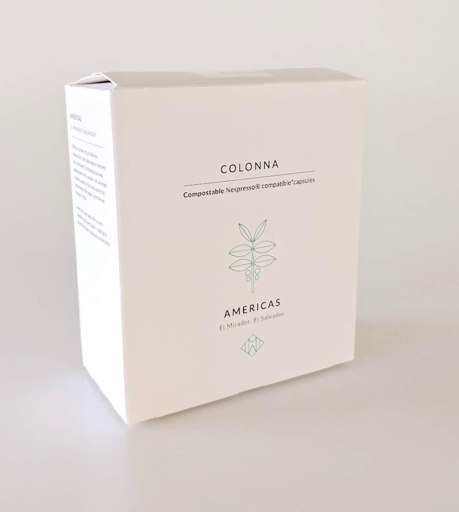 Nespresso Compatible Single Origin Colonna Coffee Compostable Capsules (Americas) (Pack of 4, 40 Capsules in Total)