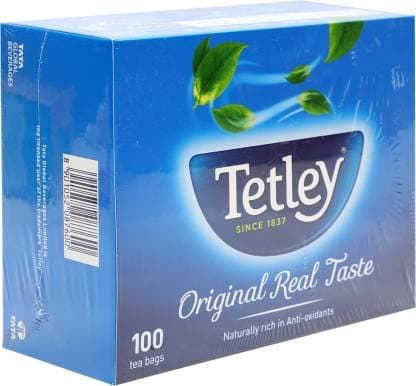 Tetley Original Real Taste Tea Bags, 100pcs (Pack-2)