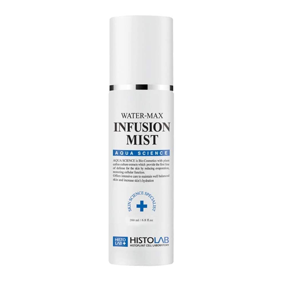 HISTOLAB Water-Max Infusion Mist (200ml/6.8fl.oz) | for Dry & Dehydrated Skin | Hydrating & Soothing Facial Spray Treatment