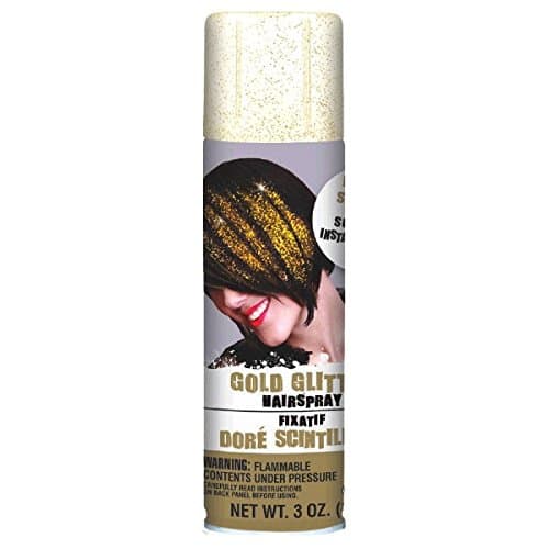 Gold Glitter Hair Spray 3-Ounces