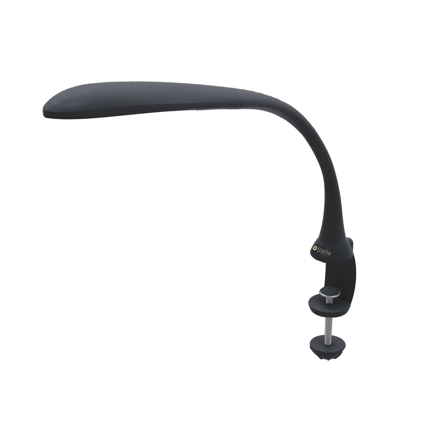 - Stella Edge Premium 10W LED Desk Clamp Task Lamp-Black-Adjustable Dimmable Low Vision Natural Table Light - Bright Macular Degeneration Aid Lighting - Hobby, Crafting, Sewing, Artist, Reading, Office