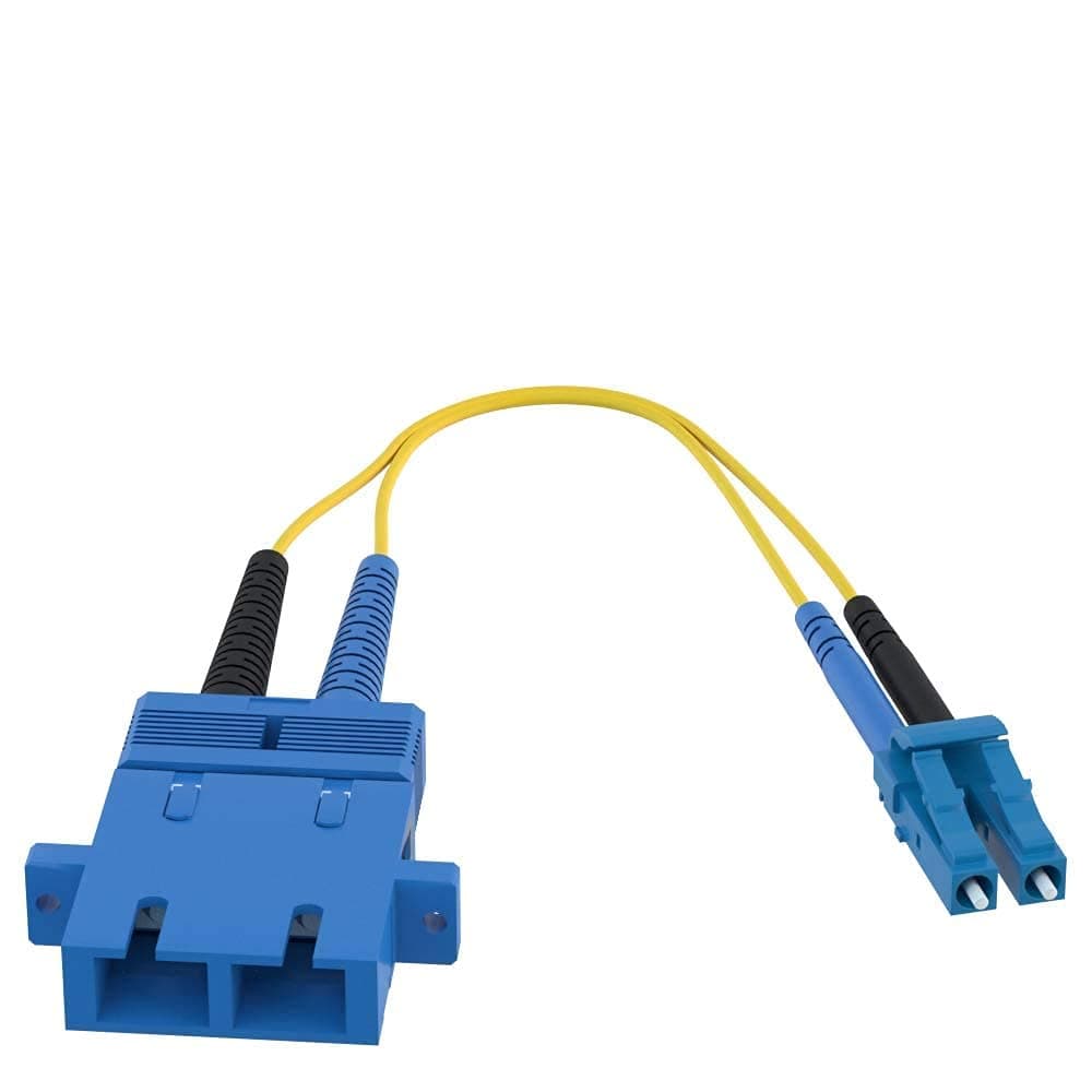 CableRack SC to LC Fiber Adapter 9/125 Singlemode Duplex Converter Dongle