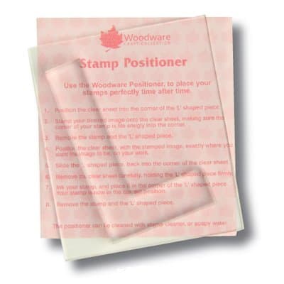 Woodware WW2330 Stamp Positioner, Transparent