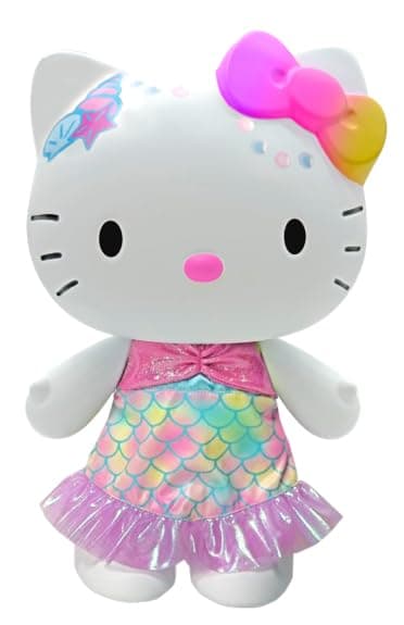 Hello Kitty Doll Mermaid 13-Inch, Hello Kitty - Collectable Figure - Gift Idea - Official Merchandise - Toys for Kids & Adults - Cartoons Fans - Model Figure for Collectors and Display