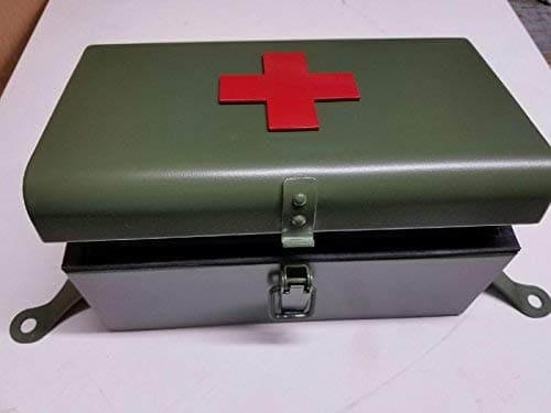 Ural Motorcycle Metal First Aid Box Army Green