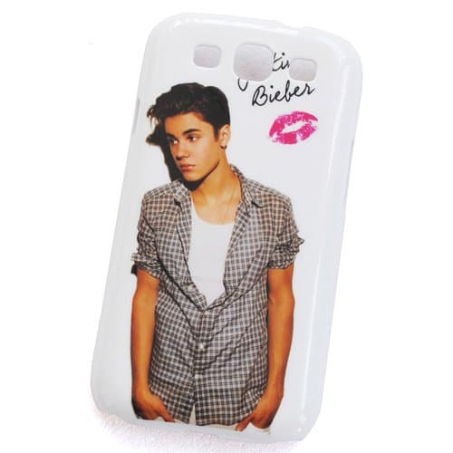 Huaqiang3c Justin Bieber Belieber JB Pattern Plastic Hard Rubber Snap-on Case Cover Protector for Samsung Galaxy S III S3 I9300 Smartphone
