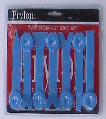 Prylon 7Pc Auto Trim Door Panel Window Molding Upholstery Clip Removal Tool Kit