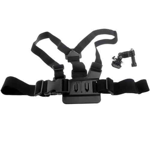 DHSHOP A Model Elastic Adjustment Body Chest Strap Mount Belt + 3-way Adjustment Base for GoPro Hero 3 2 1