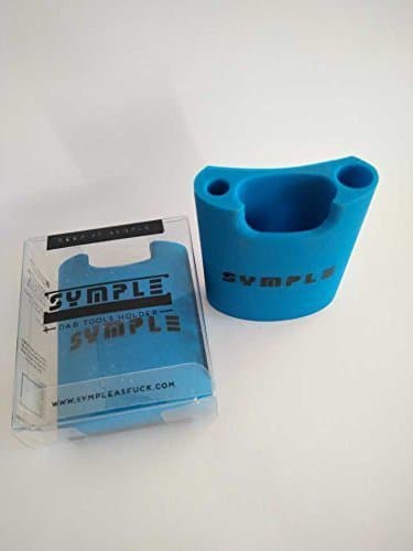 Lighter/DAB/Rolling Papers Tools - Holder - Lighter Leash - Silicone Suction Cup - Silicone Container Storage - Great for Hookah/Water Pipe/Glass Pipe (Blue)