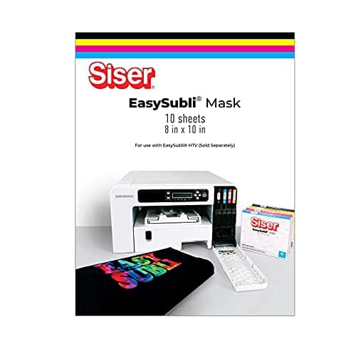 EasySubli Mask Transfer Tape 8" x 10" - 10 Pack (for use with EasySubli HTV)
