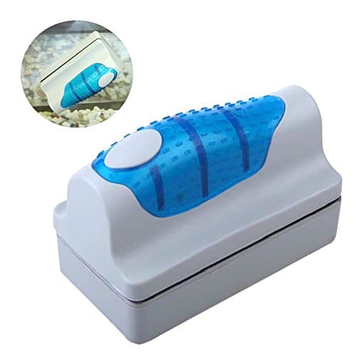 BONDEE Magnet Aquarium Cleaner - Aquatic Algae Cleaning Fish Tank Glass Cleaner Scrubber Floating Clean Brush (S)