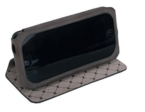 iPhone SE 5 5S Leather Case Cover - Exclusive Antic Gray