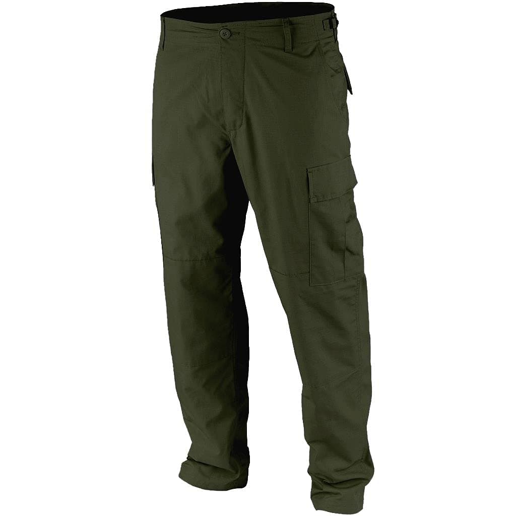 Military Men's 100% Cotton Rip Stop BDU Cargo Pants, Made in USA