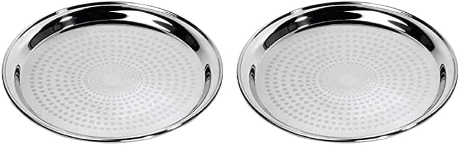 Royalford Group Round Plate - Silver (Pack of 2)