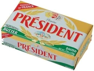President Salted Butter, 7 Ounce - 20 per case.