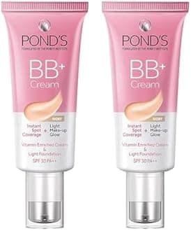BB+ Cream, Instant Spot Coverage + Light Make-up Glow, Ivory 30g (Pack of 2)