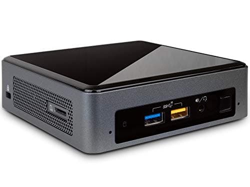 Intel NUC 8i7BEK Mini Desktop, Intel Quad-Core i7-8559U Upto 4.5GHz, 16GB RAM, 256GB SSD, HDMI, Thunderbolt 3, Card Reader, Wi-Fi, Bluetooth, Windows 10 Pro