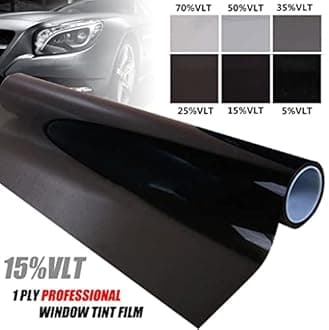 PSSC Window Film Professional Car Auto Van Limo Tint Black Scratch-Resistant 76cm x 9m 5% Very Dark