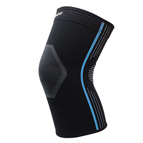 NeoAlly® - Knee Compression Sleeve for Knee Pain, Gym Knee Support for Improved Mobility, Lightweight Knee Relief Sleeves, Breathable and Moisture-Wicking, Blue, Medium, Pack of 1