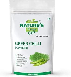 NATURE'S Precious Gift - GREEN CHILLI POWDER - 100 Gram