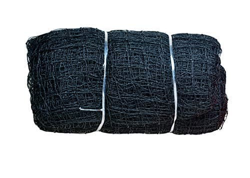 EasyShoppingBazaar Bird Net/Pigeon Net/Anti Bird Net UV Stabilized HDPE (with Clips & Tying Ropes) Black - 10 x 20 Ft