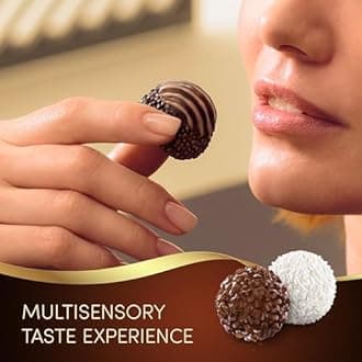 Ferrero Collection Pralines, Father's Day Gift, Assorted Rocher, Gifts for Father's Day, Coconut Raffaello and Dark Chocolate Rondnoir, Box of 32 (359g)