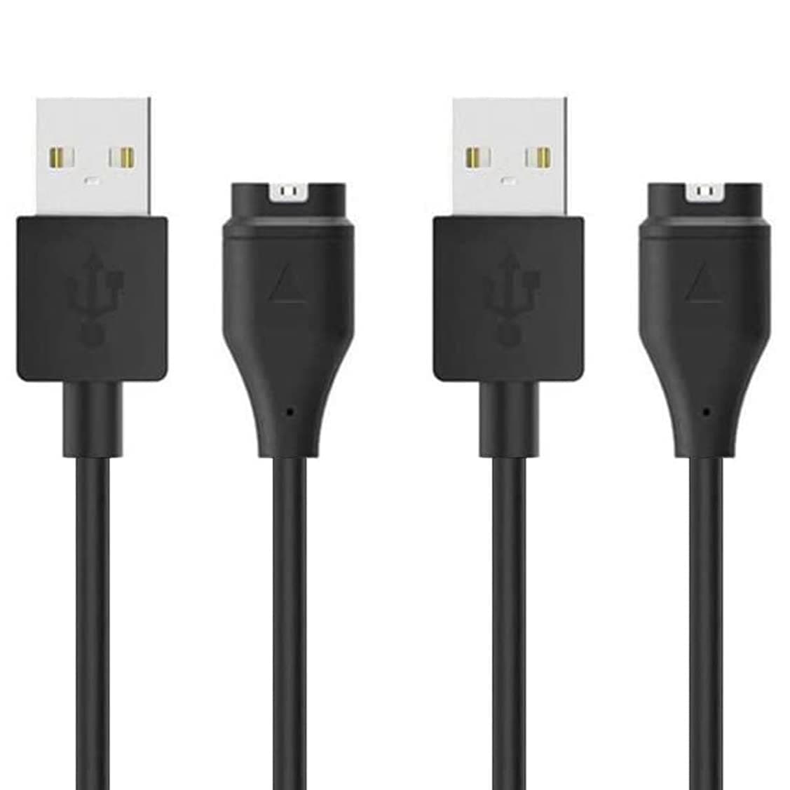 2-Pack Charger for Garmin Fenix 7 7S 7X 6 6S 6X 5 5S 5X Forerunner 945 45 45S 245 Music Approach S10 S40 S60 S62 for Vivoactive 3 4 4S Instinct Venu 2 2S Plus Watch Charging Cable