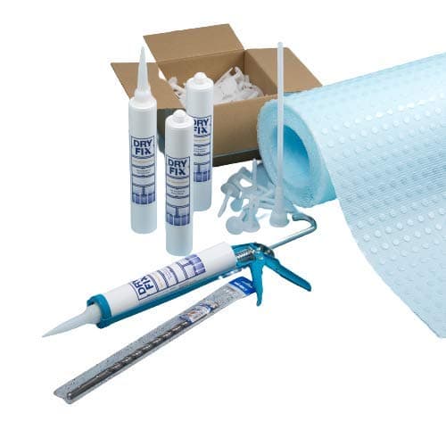 DPC Cream Damp Proofing x 4 380ml Membrane Kit