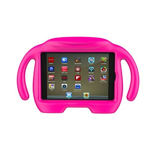 KROMI All-New Amazon Fire HD 8 Tablet Case, Kid-proof Shockproof Protective Handle Stand Bumper Kids Case for Kindle Fire HD 8 inch Display (2017 and 2016 Release, 7th/6th Generation)(Rose)