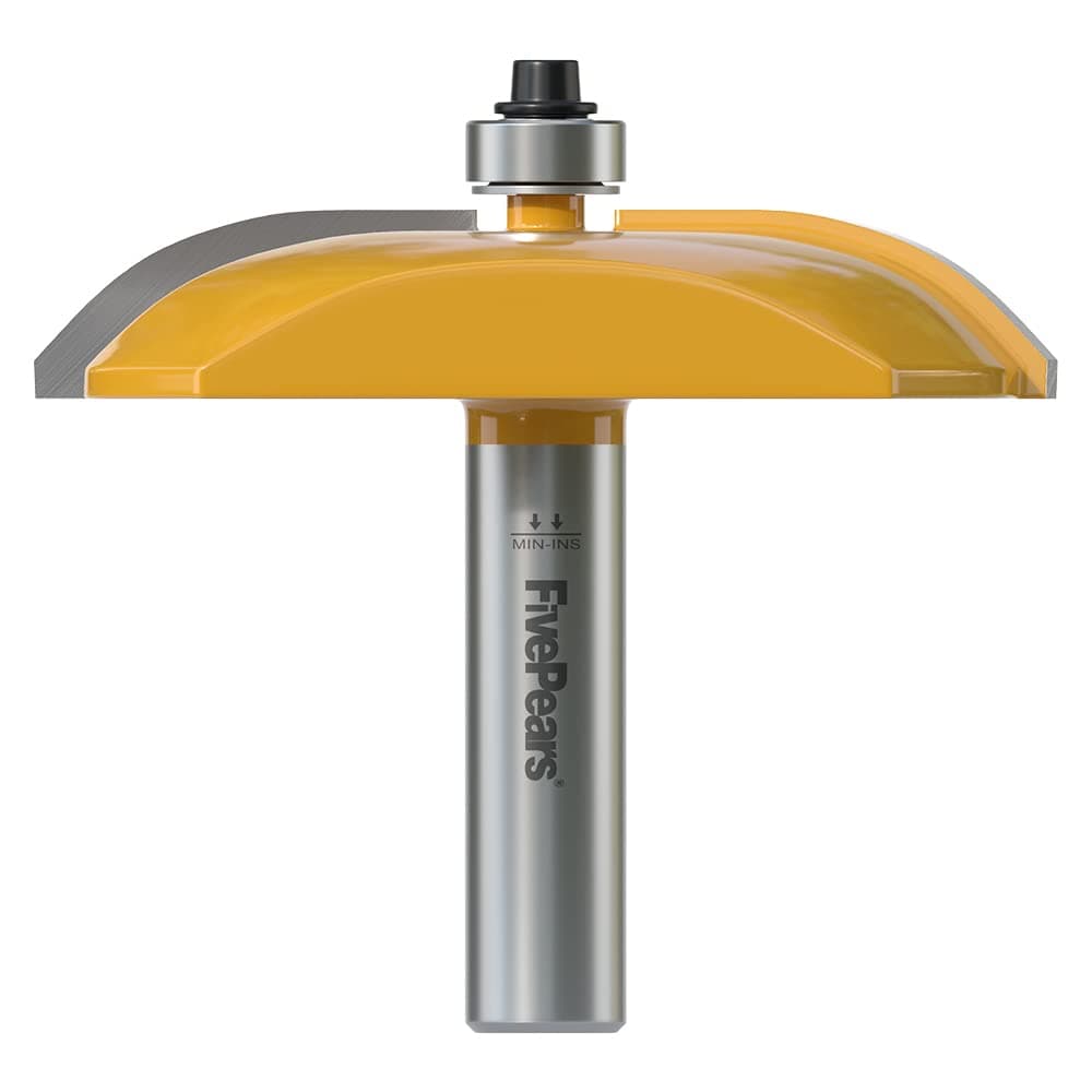 Cove Raised Panel Router Bit 1/2 inch Shank for Making Cabinet Door, 3-1/8-Inch Diameter, Used in Combination with Rail and Stile Router bit