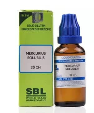 Merc Sol 30Ch Drops 30Ml [Pack Of 2] || Homeopathy Single Remedy